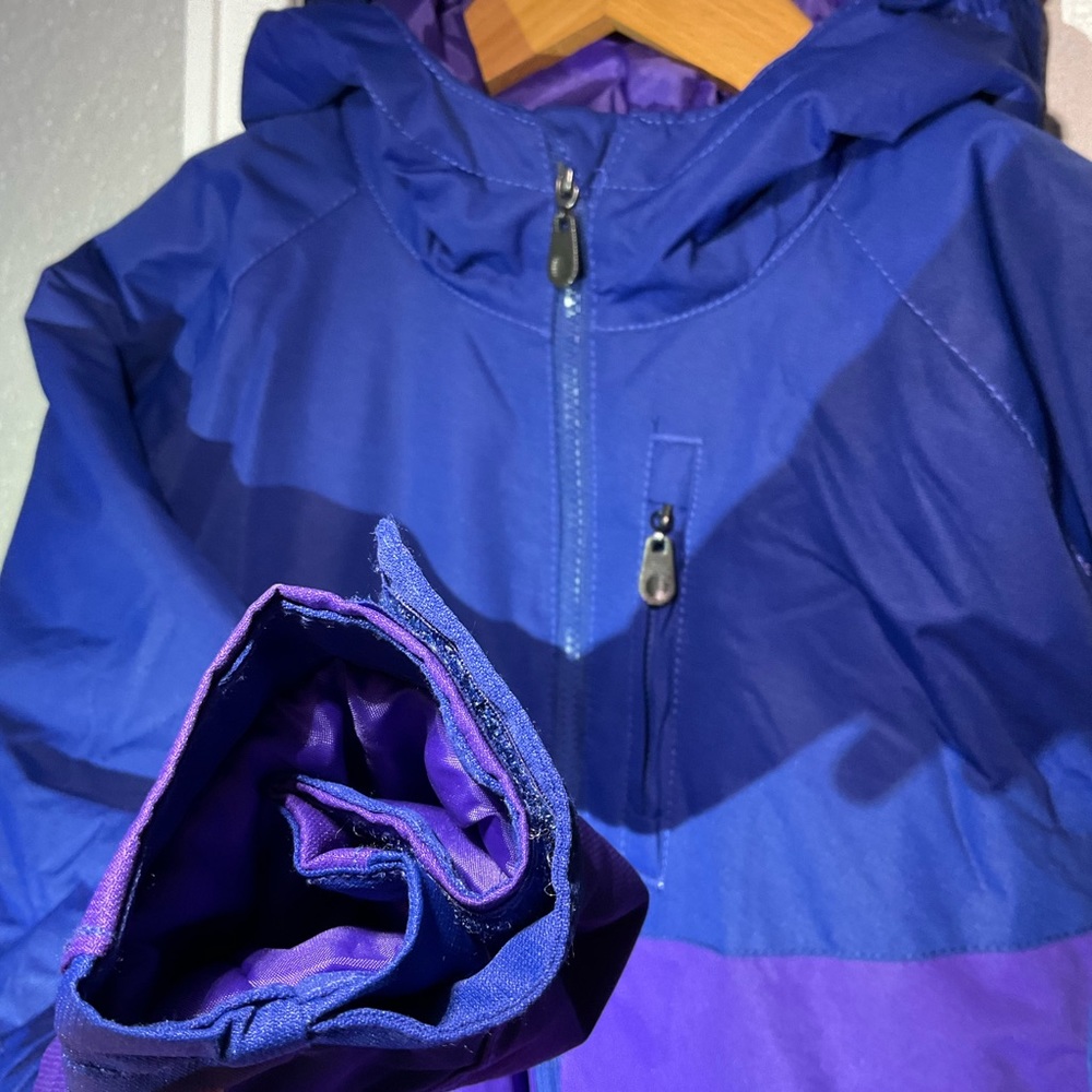 Arctix Girls Frost Insulated Winter Jacket, Blue Night Navy, Large - Picture 6 of 11